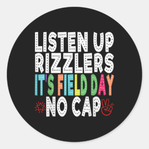 Field Day Rizz Happy Field Day Rizzlers Happy Fiel Ronde Sticker