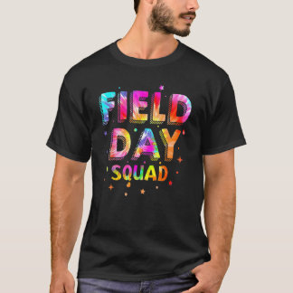 Field Day Squad Tie Dye Laatste Schooldag Leraar T-shirt