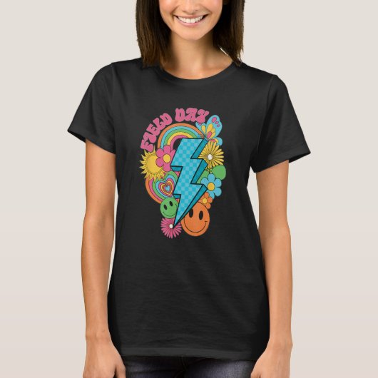 Field Day Vibes 2023 Fun Day For School Teachers A T-shirt (Voorkant)