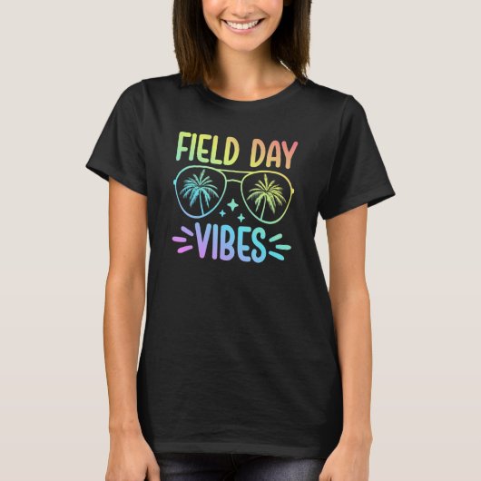 Field Day Vibes 2023 School Teacher Kids T-shirt (Voorkant)