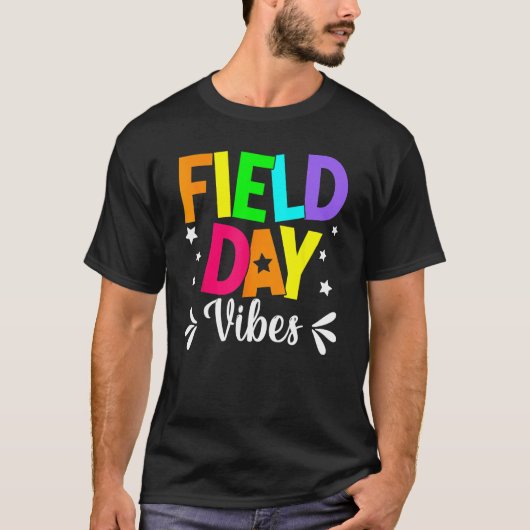 Field Day Vibes For Teacher Kids Field Day 2023 T-shirt (Voorkant)