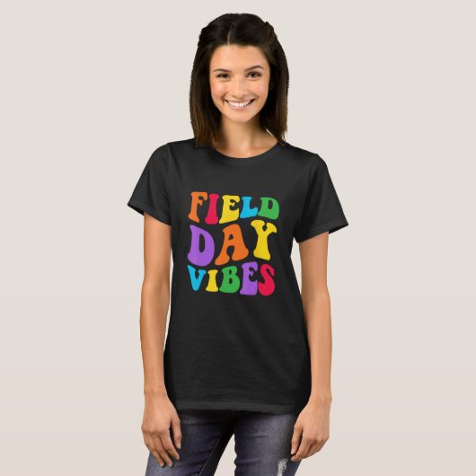 Field Day Vibes For Teacher Kids Field Day 2023 T-shirt (Voorkant volledig)