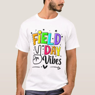 Field Day Vibes Funny For Teacher Kids Field Day 2 T-shirt