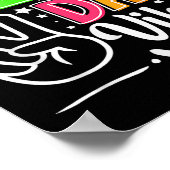 Field Day Vibes Grappig voor docent Kinder Happy F Poster (Hoek)