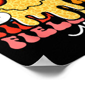 Field Day Vibes Smile Face Teacher Kinder Happy Fi Poster (Hoek)