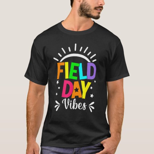 Field Day Vibes Teacher Boys Girls Kids Field Day T-shirt (Voorkant)