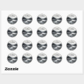 Field en Nature Logo Ronde Sticker (Vel)