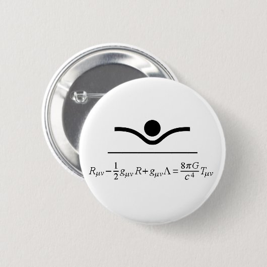 Field Equation Ronde Button 5,7 Cm (Voorkant /achterkant)