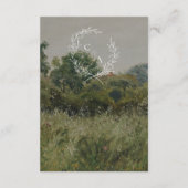  Field, Fine art geïnspireerde huwelijksdetails Informatiekaartje (Achterkant)