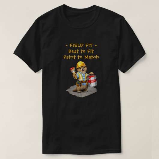 "Field Fit" T-shirt (Design voorkant)