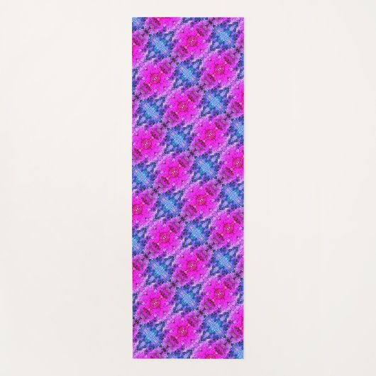Field Flowers Miami Ikat Yogamat (Voorkant)