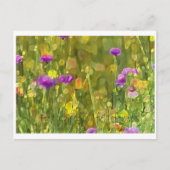 Field Flowers Postcard Briefkaart (Voorkant)