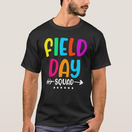 Field Fun Day 2023 Squad School Trip Vibes Kids Te T-shirt (Voorkant)