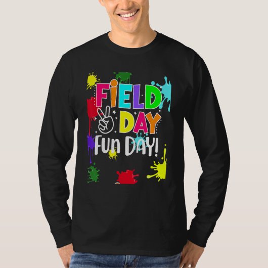 Field Fun Day Squad School Trip Vibes Boys Girls T T-shirt (Voorkant)