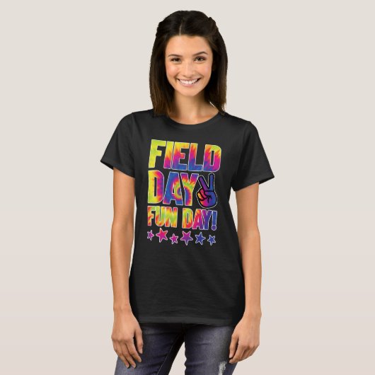 Field Fun Day Squad School Trip Vibes Boys Girls T T-shirt (Voorkant volledig)
