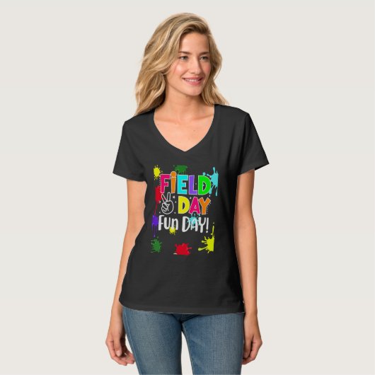 Field Fun Day Squad School Trip Vibes Boys Girls T T-shirt (Voorkant volledig)