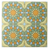 Field Glow Marokkaanse mozaïek patroon Tegeltje (Voorkant)