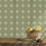 Field Glow Marokkaanse mozaïek patroon Tegeltje<br><div class="desc">Een Marokkaans mozaïekpatroon met felle kleuren om je te vervoeren naar een grasland waar grassen en wilde bloemen prachtig groeien.</div>