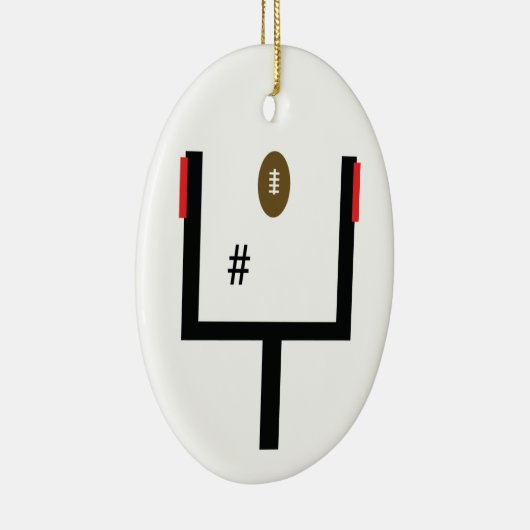 Field Goal Kicker Ornament (Rechts)