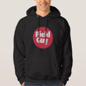 Field Guy Print Nieuwigheid Hoodie (Voorkant)
