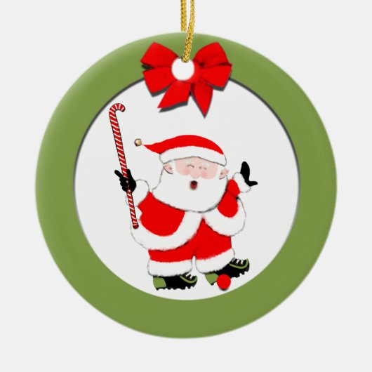 Field Hockey 2020 Keramisch Ornament (Voorkant)