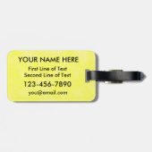 Field Hockey  Bagagelabel Sjabloon (Achterkant horizontaal)