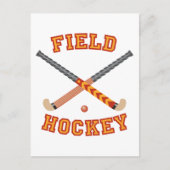 Field Hockey Briefkaart (Voorkant)
