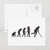 Field Hockey Briefkaart (Voorkant / Achterkant)