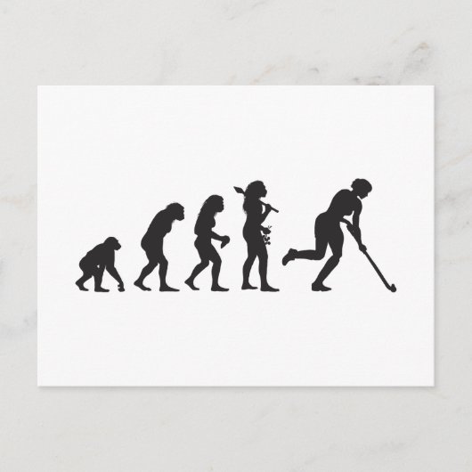 Field Hockey Briefkaart (Voorkant)