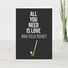 Field Hockey Cards Kids Coach Kaart