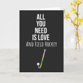 Field Hockey Cards Kids Coach Kaart (Gele Bloem)