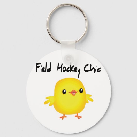 Field Hockey Chic Sleutelhanger (Voorkant)
