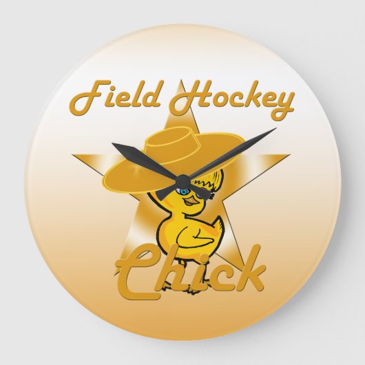 Field Hockey Chick #10 Grote Klok (Voorkant)