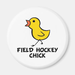 Field Hockey Chick Magnet