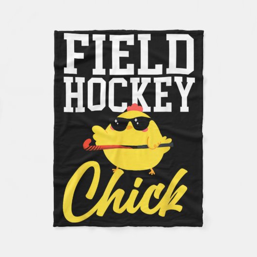Field Hockey Chicken Field Hockey Chick _1 Fleece Deken (Voorkant)