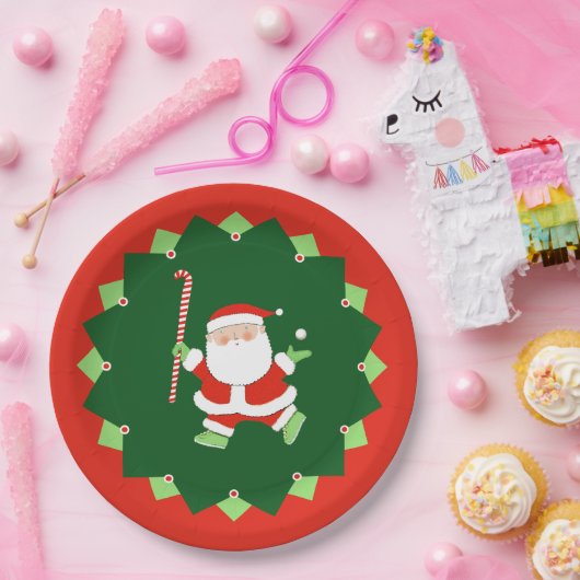 Field Hockey Christmas Holiday Papieren Bordje (Feest)