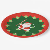 Field Hockey Christmas Holiday Papieren Bordje (Gekanteld)