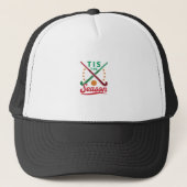 Field Hockey Christmas Tis The Season Player Holid Trucker Pet (Voorkant)