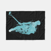 Field Hockey Coach Accessories Splash Field Hockey Fleece Deken (Voorkant (Horizontaal))