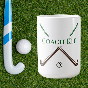 Field Hockey Coach Einde van het Jaar Custom Gift Koffiemok