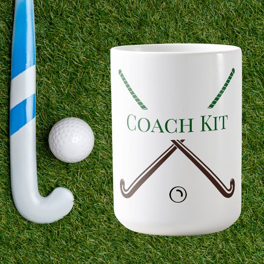Field Hockey Coach Einde van het Jaar Custom Gift Koffiemok