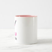 Field Hockey Coach or Player Tweekleurige Koffiemok (Center)