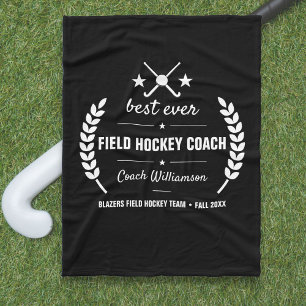 Field Hockey Coach Team Dank u Gift Custom Fleece Deken
