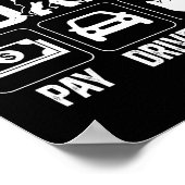 Field Hockey Dad Pay Drive Clap Field Hockey Playe Poster (Hoek)