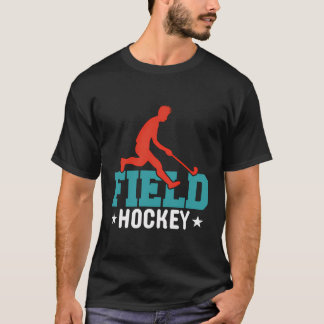 Field Hockey Design Mannen Vrouwen Meisjes Jongens T-shirt