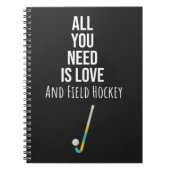 Field Hockey Gift Ideas Sports Player Team Stick Notitieboek (Voorkant)
