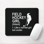 Field Hockey Girl Definition  Muismat (Met muis)