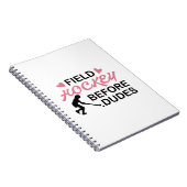 Field Hockey Girl Notitieboek (Rechterzijde)