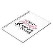 Field Hockey Girl Notitieboek (Linkerzijde)
