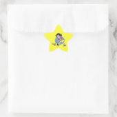 Field Hockey Girl Player Ster Sticker (Tas)